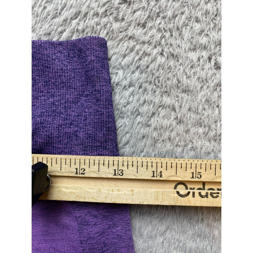 Victoria's Secret Pink Leggings Womens 26x23.5 Purple Active Seamless Workout - Picture 8 of 11
